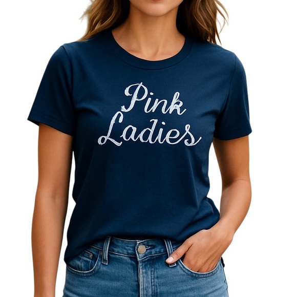 gease Tops - Grease Pink Ladies T-Shirt